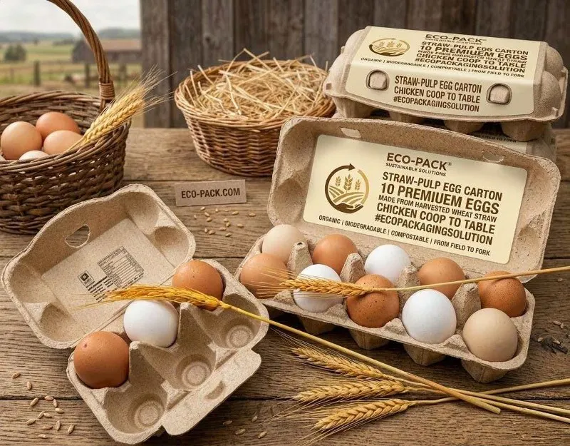 Why Your Next Egg Carton Should Come from a Wheat Field Not a Plastic Plant Why Your Next Egg Carton Should Come from a Wheat Field Not a Plastic Plant